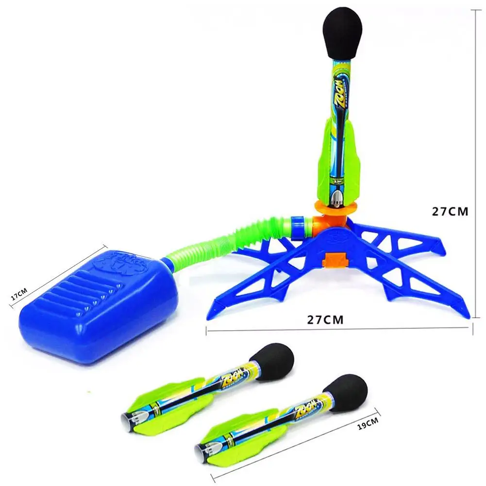 

Children's Pneumatic Pedal Game Outdoor Sports Children's Pedal Air Pump Rocket Launcher Step