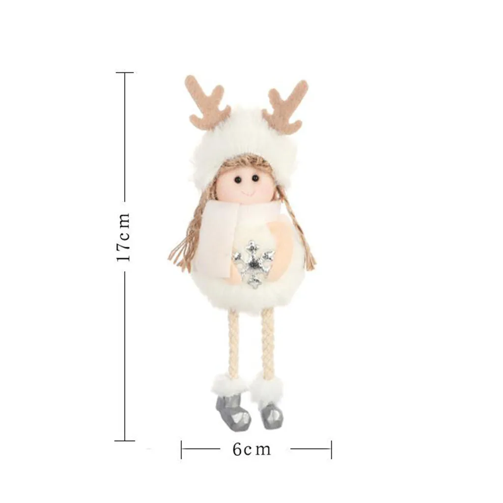 Рождественское украшение плюшевый ангел шарм Детская милая кукла подарок