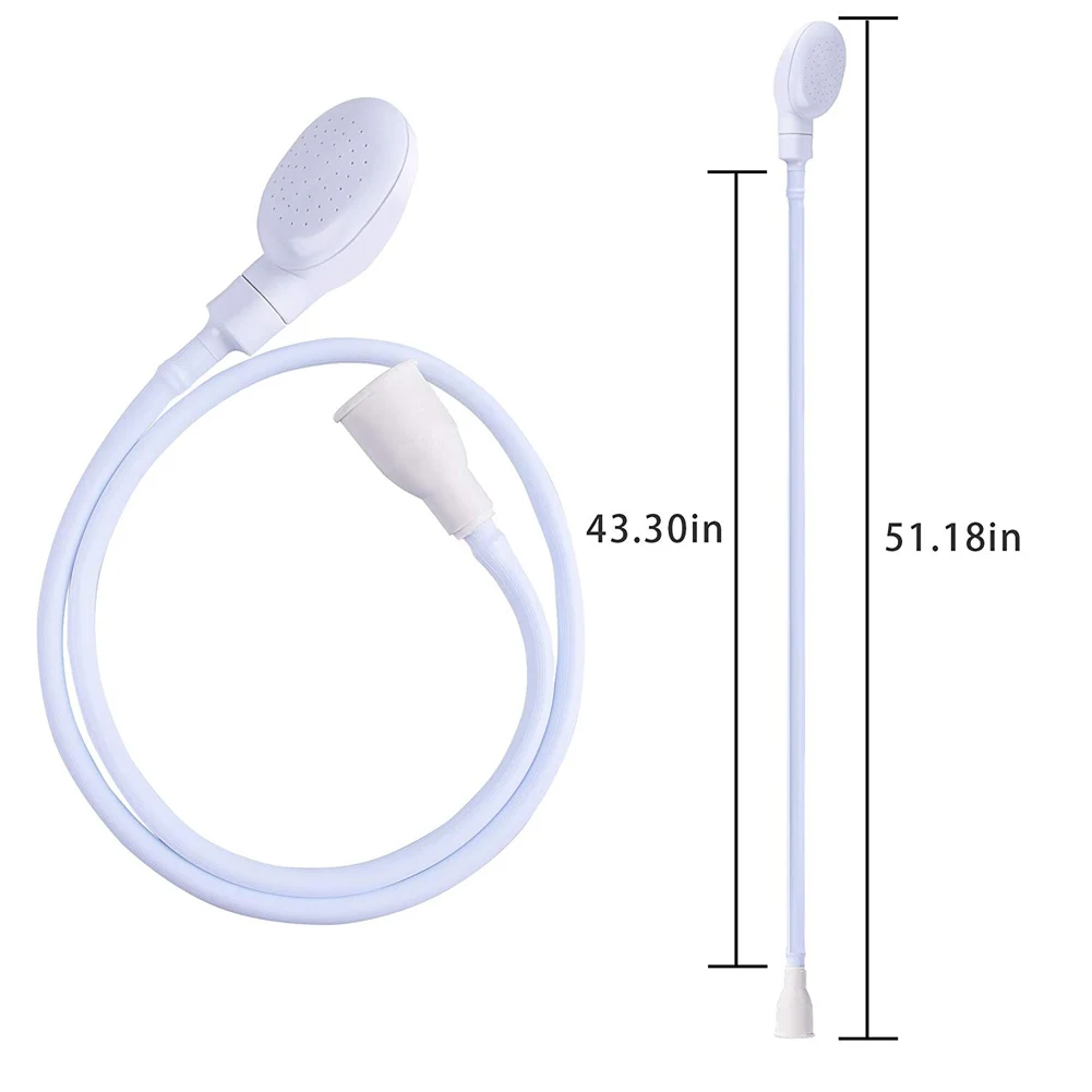 

Pet Shower Sprayer Slip On Hose Portable Shower Head Dog Sprayer for Tub Faucet QJS Shop