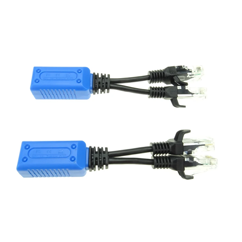 ESCAM 1 пара RJ45 Сплиттер-Сумматор uPOE кабель две камеры POE использовать один сетевой
