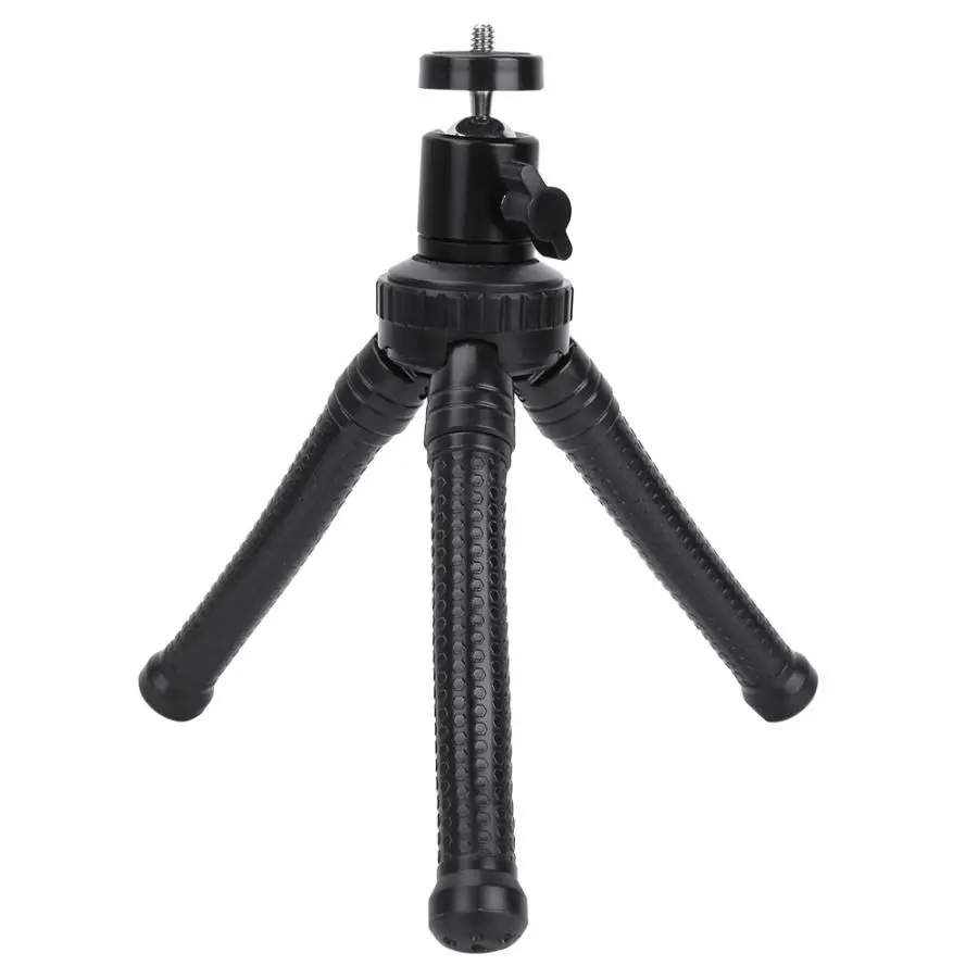 Мини Гибкий Настольный штатив для камеры с 2 регулируемыми высотами и вращением