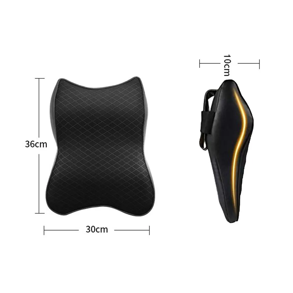 

Car Seat Headrest Ergonomic Memory Foam Travel Neck Rest Cushion Car Neck Pillow Support Holder Seat Pillow Interior Accessories