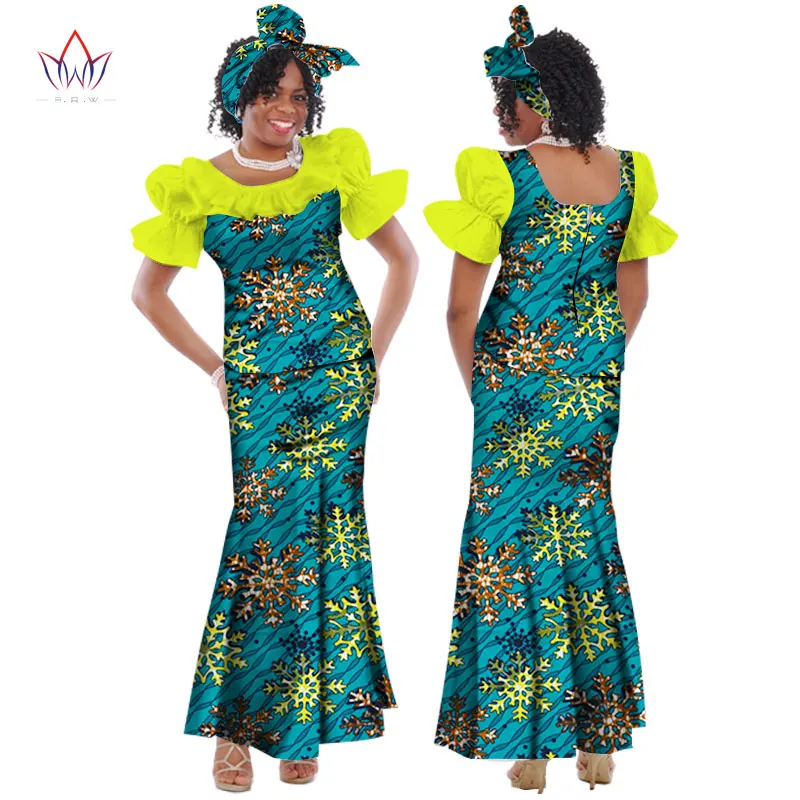 Свадебное платье 2018 летние традиционные африканские платья для женщин o образная