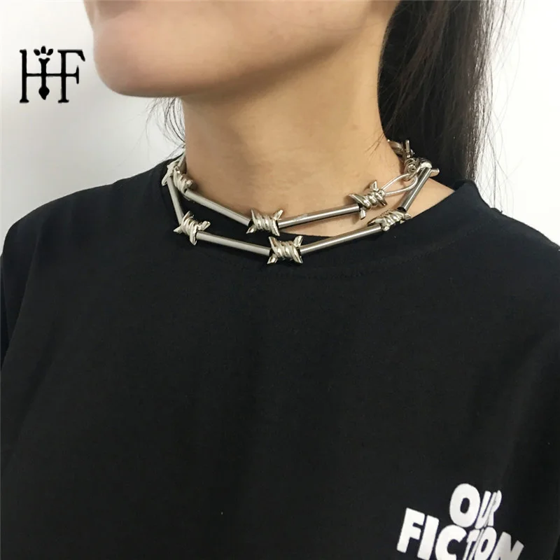 New Handmade Harajuku Gothic Metal Wind Bamboo Necklace Unisex Punk Pants Chain Wallet Chain Japanese Street Rock Style