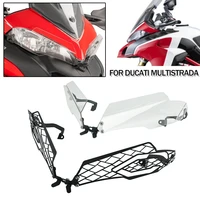 for ducati multistrada 950 1200 1260 2015 2020 all models motorcycle headlight protector headlamp shield guard mesh grille cover