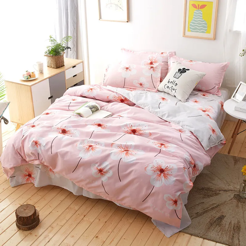 Летнее крутое одеяло с цветочным узором покрывало из хлопка полиэстера для