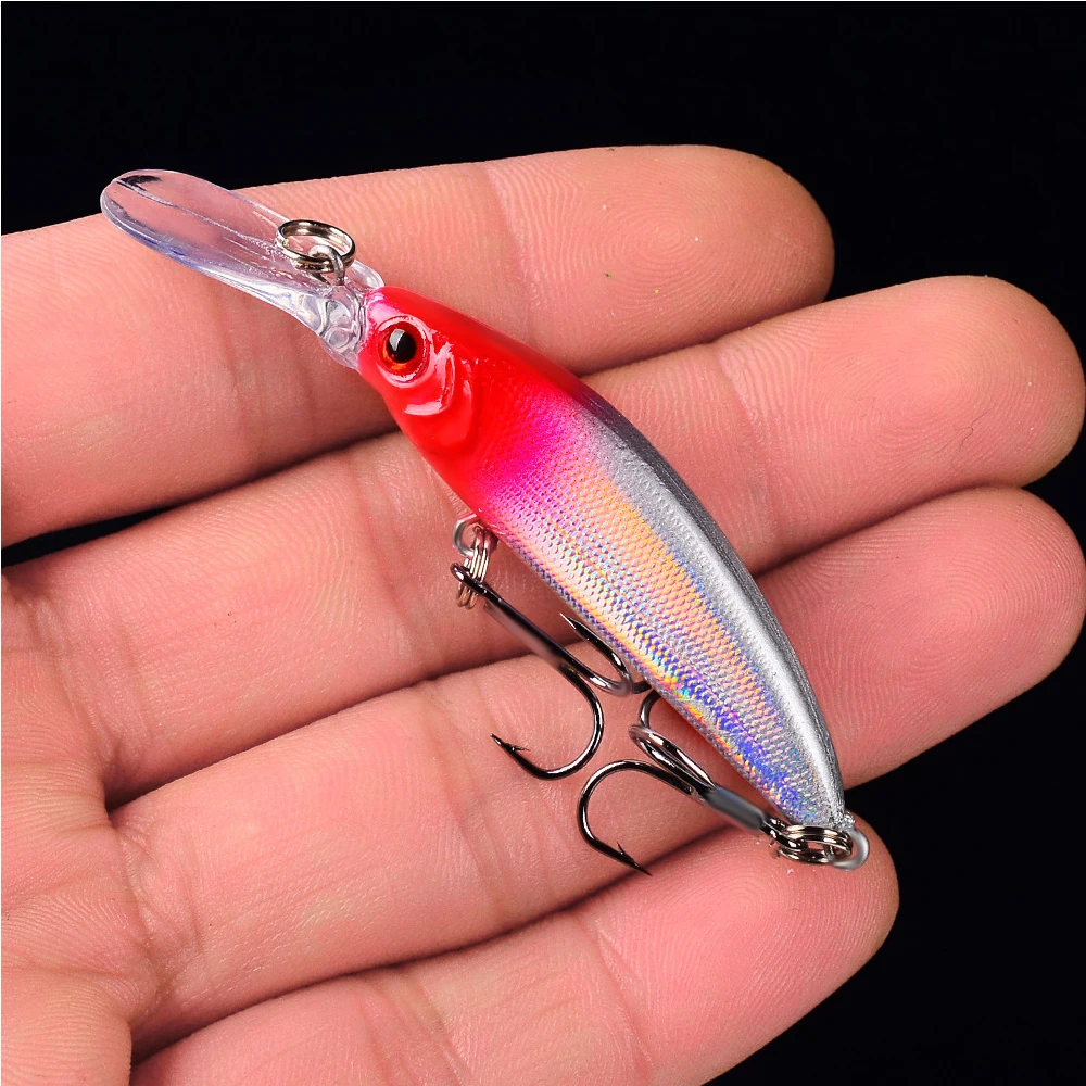 

SIECHI 5pcs/Lot 6g 7cm Tungsten weight system Top fishing lures minnow crank wobbler quality fishing tackle hooks for fishing