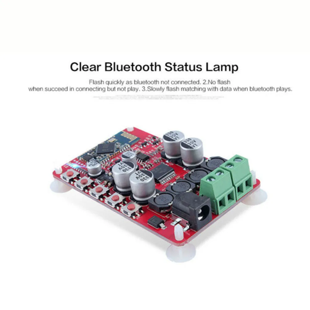 AUX + беспроводной Bluetooth 4 0 аудио приемник Цифровой TDA7492P 50Wx2 усилитель плата