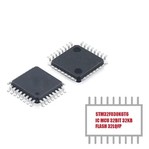 My Group Asia 1PCS STM32F030K6T6 IC MCU ARM Cortex-M0 series Microcontroller IC 32-Bit 48MHz 32KB (32K x 8) FLASH 32-LQFP (7x7)