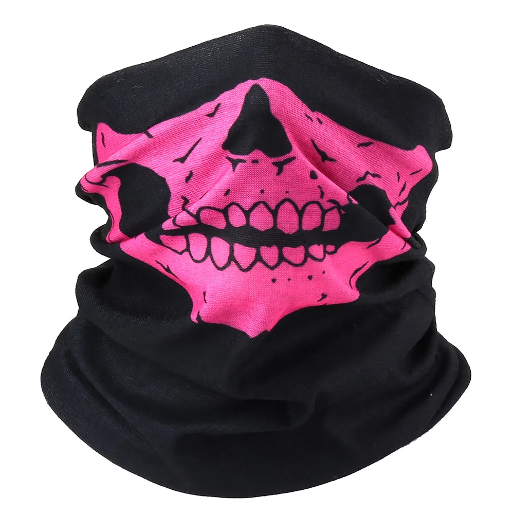 Skull04 3D Призрак Череп Бандана шеи гофрированный щит головы летняя трубчатое кольцо шарфы дышащая Солнцезащитная маска маски, шарфы велосипеда Для мужчин Girl - Цвет: Skull04