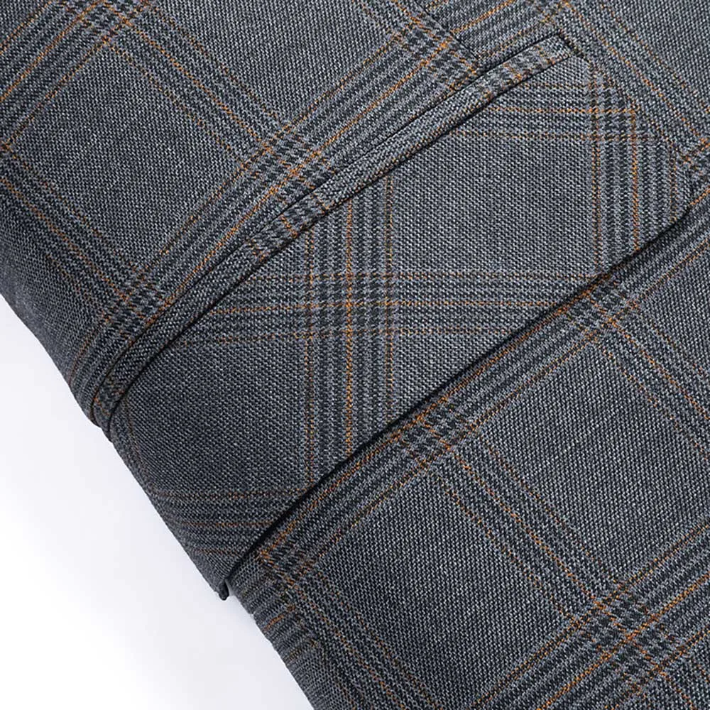 Новинка модный клетчатый Мужской Блейзер Женская куртка банкетный офисный