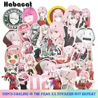 50 шт.компл. аниме DARLING в FRANXX Стикеры s для мотоцикла Чемодан ноутбук Холодильник Скейтборд велосипед гитара игрушки наклейка Стикеры