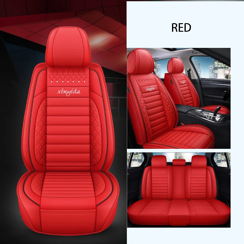 

Pu Leather Car Seat Cushion Not Moves Universal Car Cover Non Slide General Leaps Hatchards For For Toyota Rav4 E6 X30