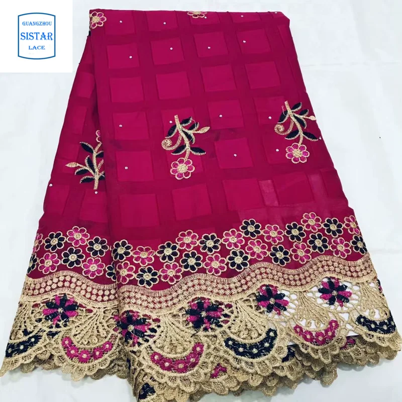 Фиолетовый цвет мягкое качество африканская Мужская кружевная ткань Atiku