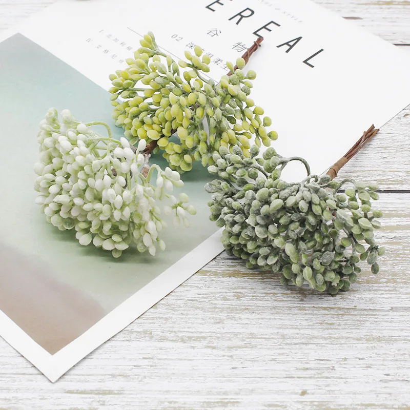 6 pieces Artificial plant Wedding Christmas decorations for home New Year Candy box Interior beautification Shooting props Gifts | Дом и сад