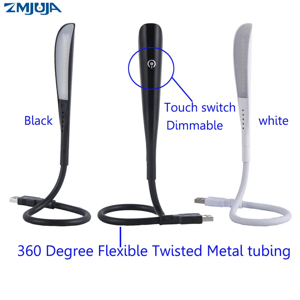 ZMJUJA USB светодиодный светильник настольная лампа портативный ночник s для Power Bank PC