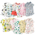 Пижама с коротким рукавом, для мальчиков и девочек, из 2 предметов