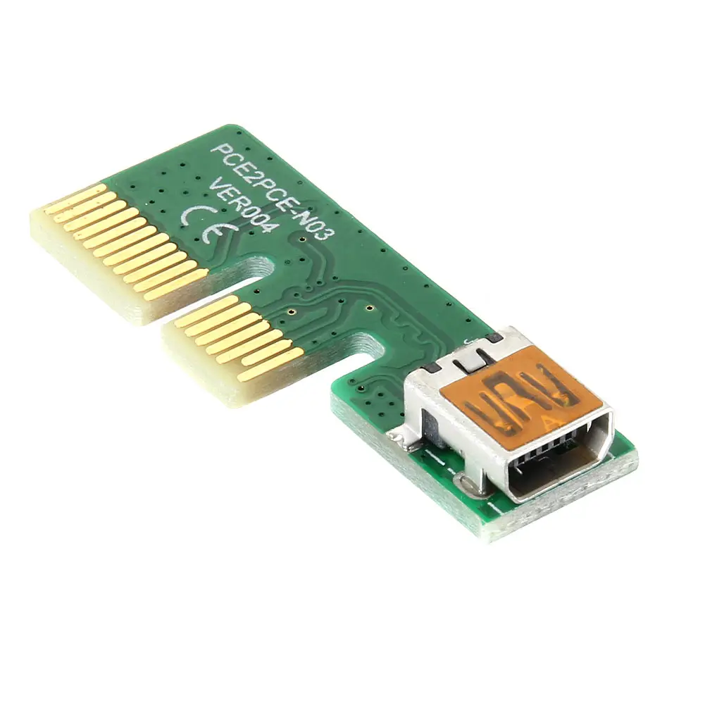 Мини PCI E Express расширение 1X Riser Card Питание USB 30 см удлинитель кабель 4 Pin