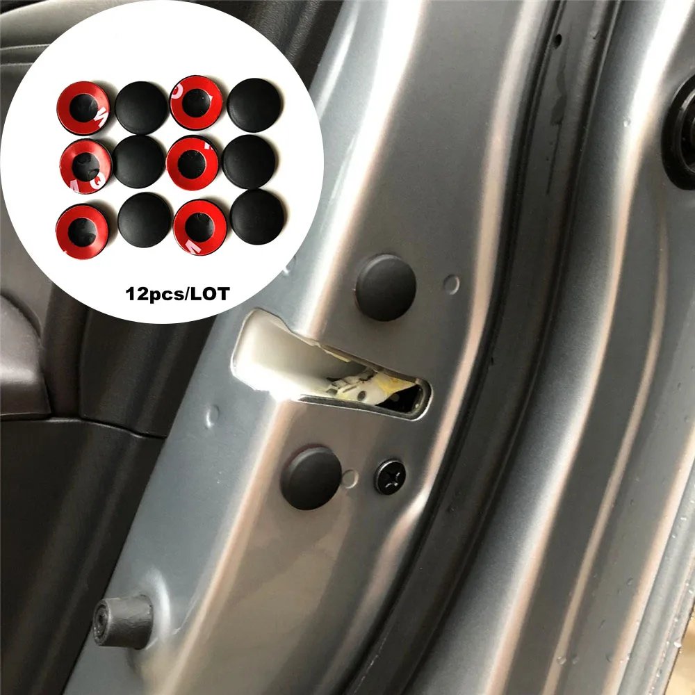 

12pcs Car Door Lock Screw Protector Cover For Peugeot 107 108 206 207 208 301 307 308 407 408 508 2008 3008 4008 5008 Exalt