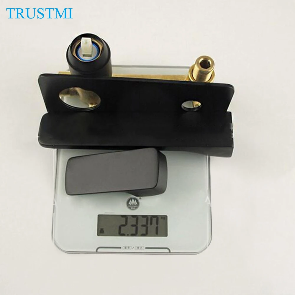 Скрытый латунный Смеситель для ванной комнаты кран раковины одно рычаг