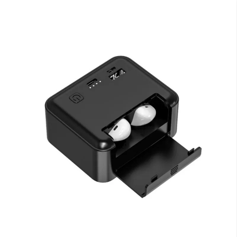 

TWS Wireless Bluetooth 5.1 Portable Battery Earphones In-ear Sports Headsets Mobile phone stand function for Huawei iOS Samsung