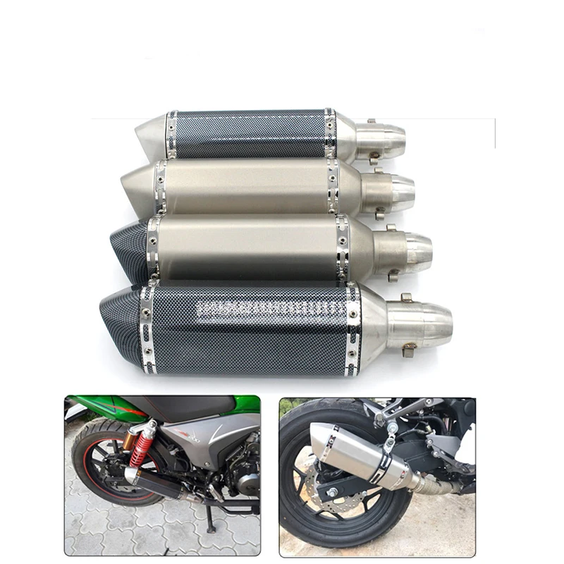Универсальный глушитель выхлопных газов для мотоцикла Yamaha BMW KTM Kawasaki Suzuki Honda Benelli