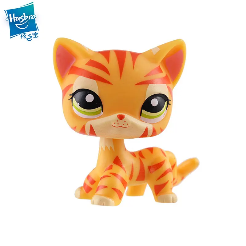 НОВЫЙ РЕДКИЙ магазин домашних животных lps игрушка стоячая короткая кошка розовая