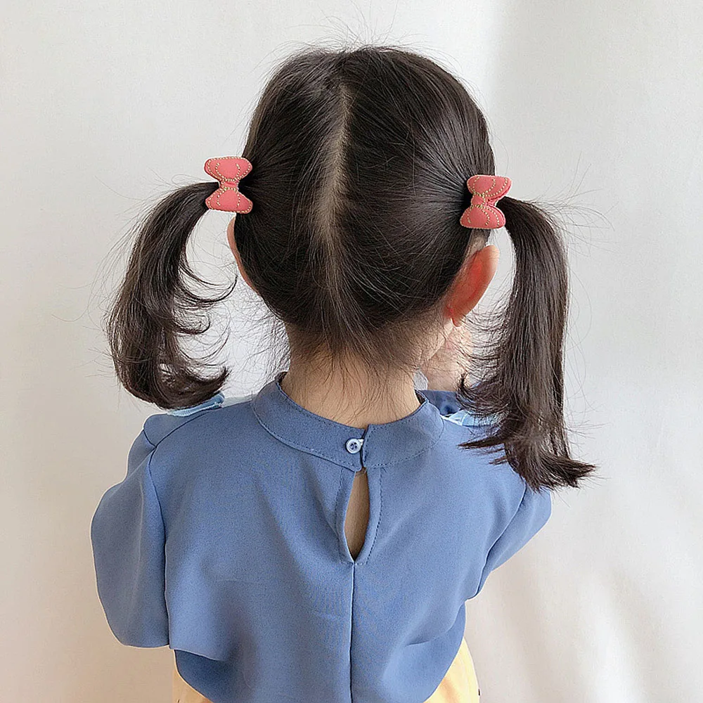 Маленькая девочка веревка для волос лента бант с эластичными резиновыми лентами