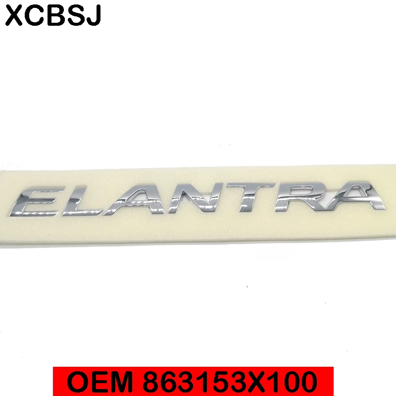 Для Hyundai Elantra MD 2011 2015 Логотип задний багажник багажника эмблема OEM 863153X100|Эмблемы| |