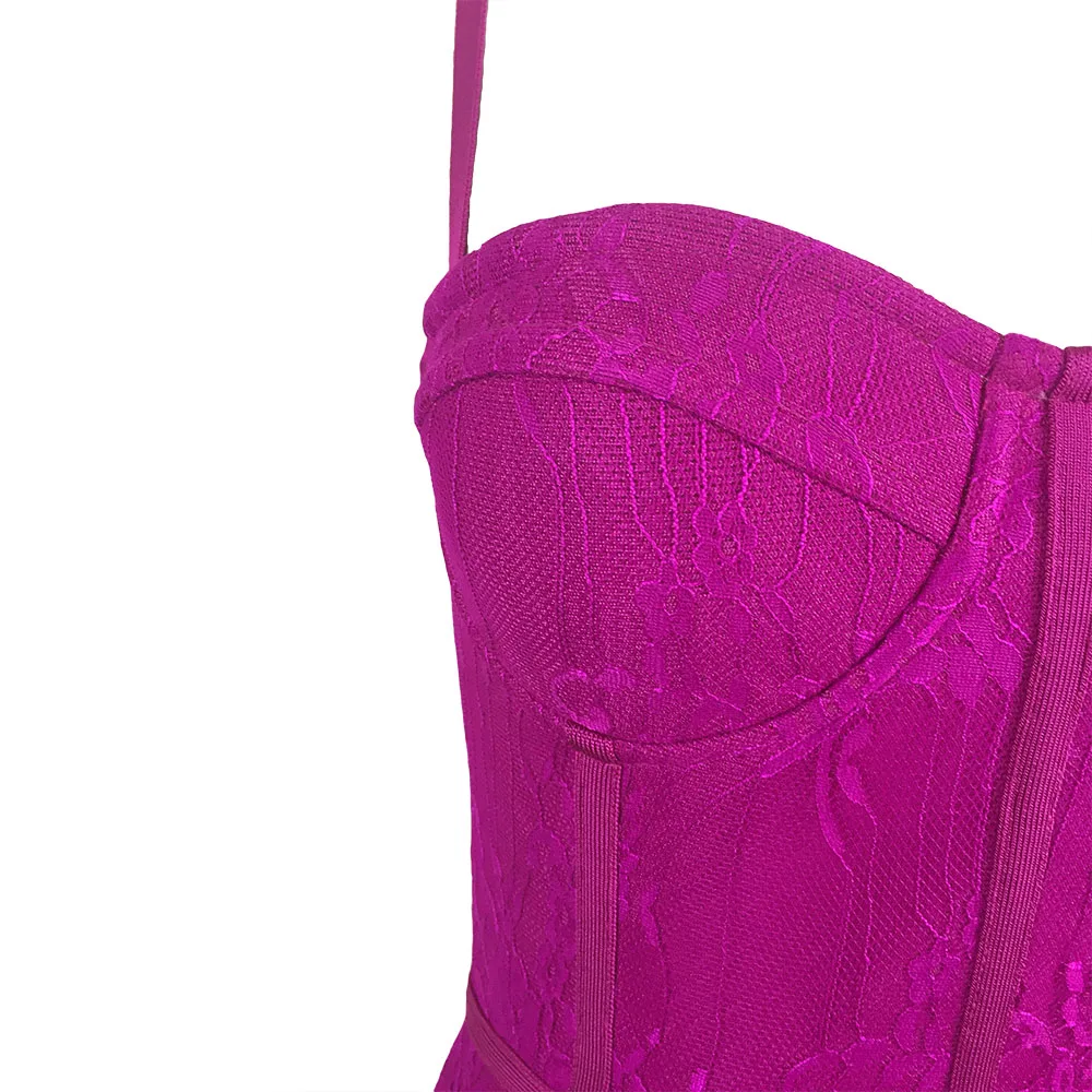 

2020 New Women black white pink tassel strapless sleeveless Vestido Celebrity Evening Party Bodycon Bandage Dresses wholesale