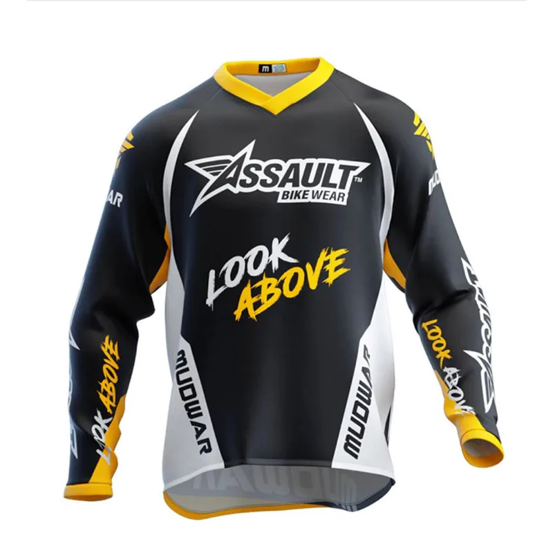 Топ spexcel mx jersey mtb jersey Мотокросс jersey горные jersey bike shirt - Цвет: Оранжевый