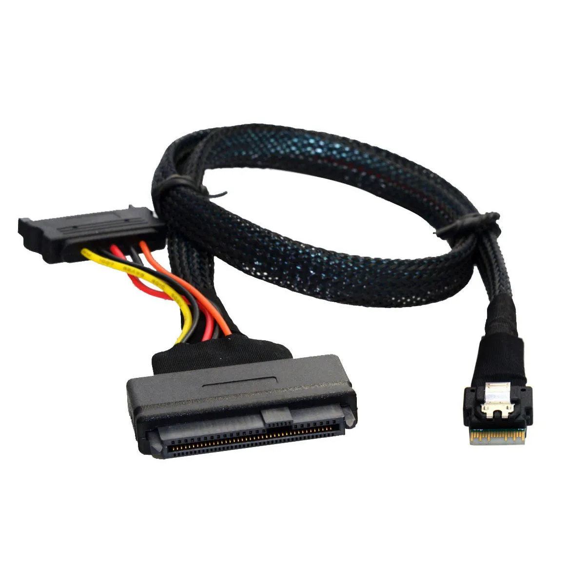 

Cablecc CY U.2 U2 SFF-8639 to Slimline SFF-8654 4i NVME PCIe SSD Cable for Mainboard SSD 750 p3600 p3700 M.2