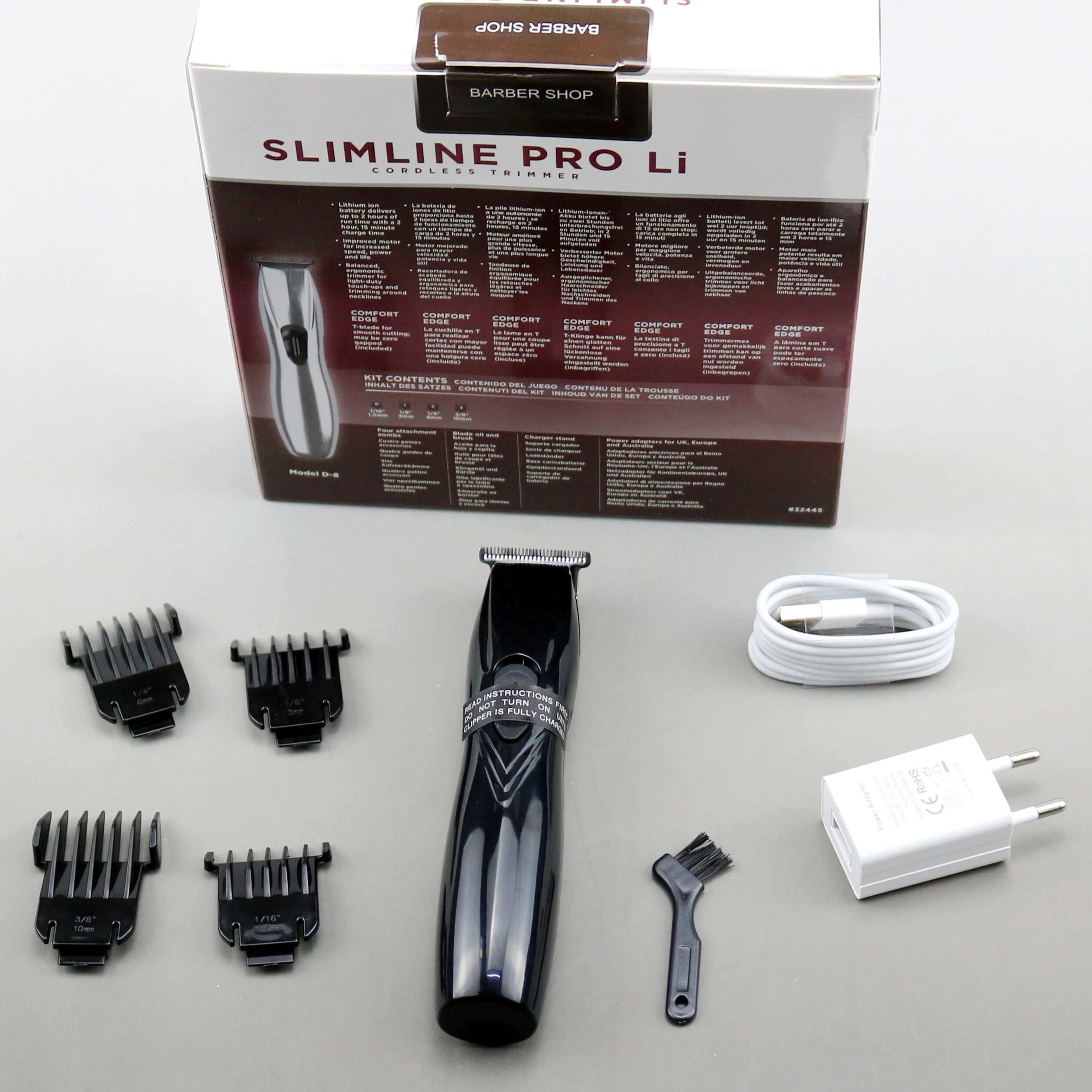 

barber shop hair trimmer professional electric beard trimmer rechargeable haircutting kit compatible with d8 blade set