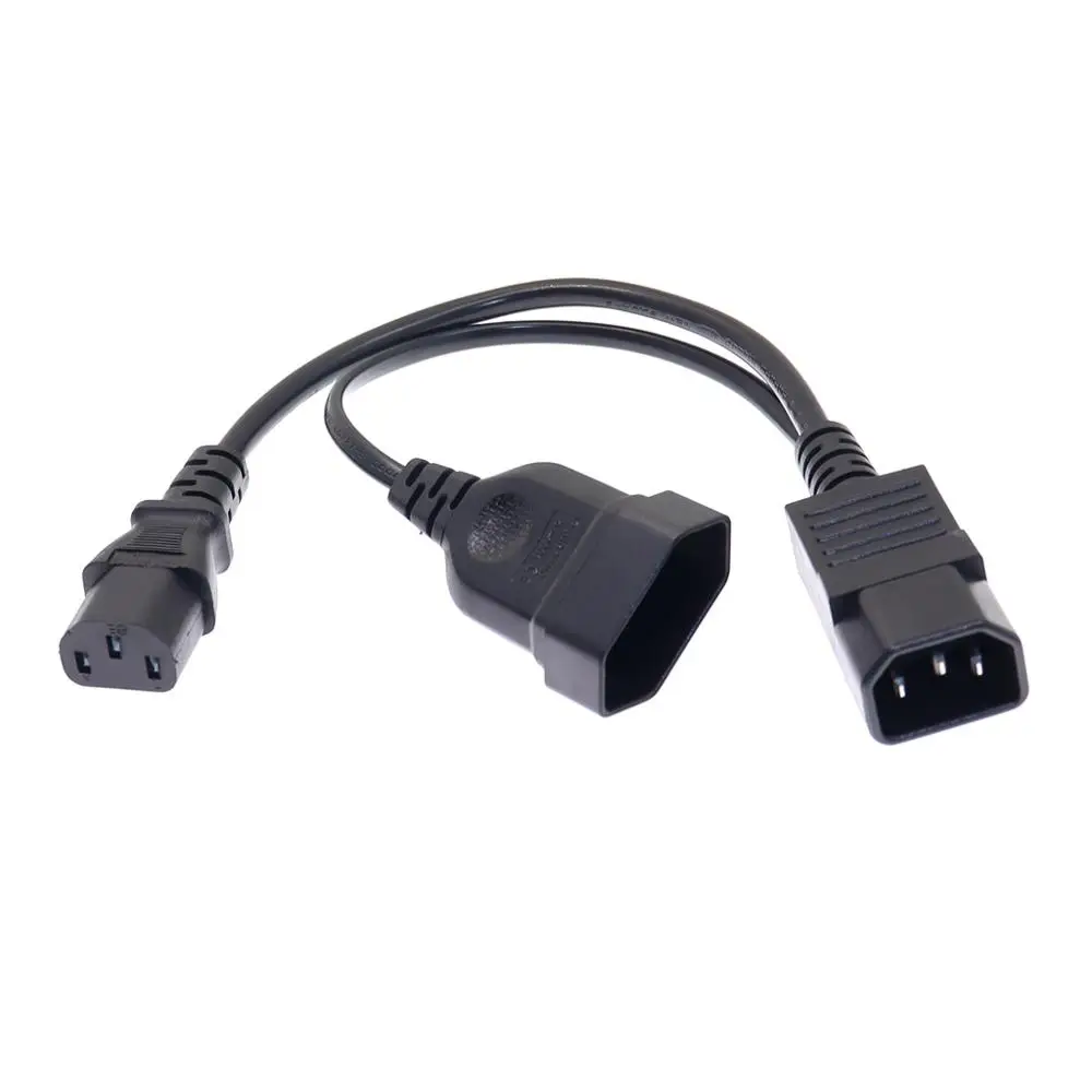 IEC320 3 pin C14 на обоих концах для подключения внешних устройств к C13 + 2 сливное