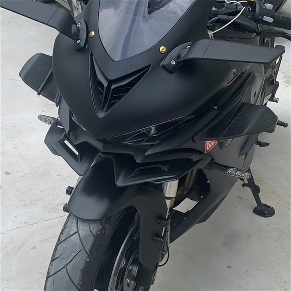 2pcs Motorcycle Winglet Aerodynamic Wing Kit Spoiler Side Wings For Yamaha Suzuki Honda Kawasaki BMW Motor Front | Автомобили и
