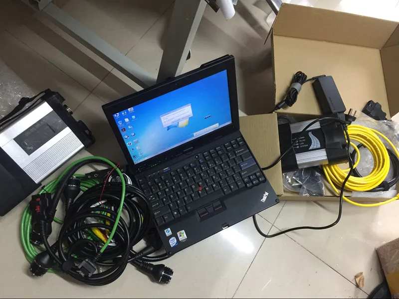 Новое поступление диагностический инструмент 2 в 1 для BMW ICOM NEXT sd connect mb star c5 с x200t