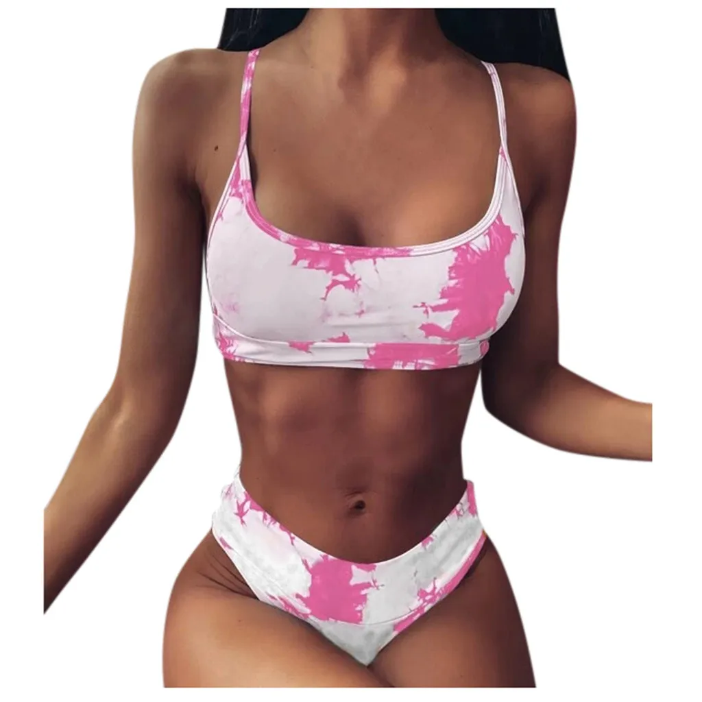 Сексуальное бикини женский купальник с эффектом пуш ап принтом бразильский