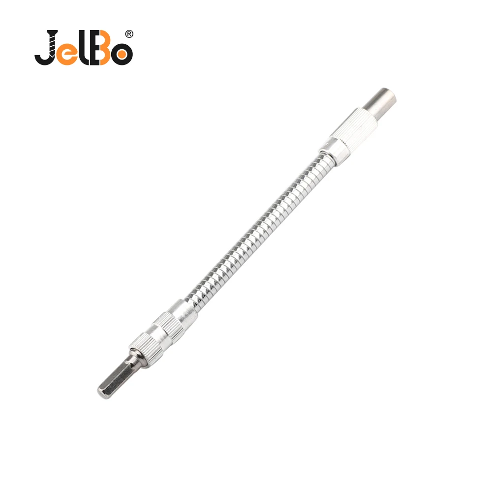 JelBo металлический гибкий вал удлинитель отвертка биты держатель для