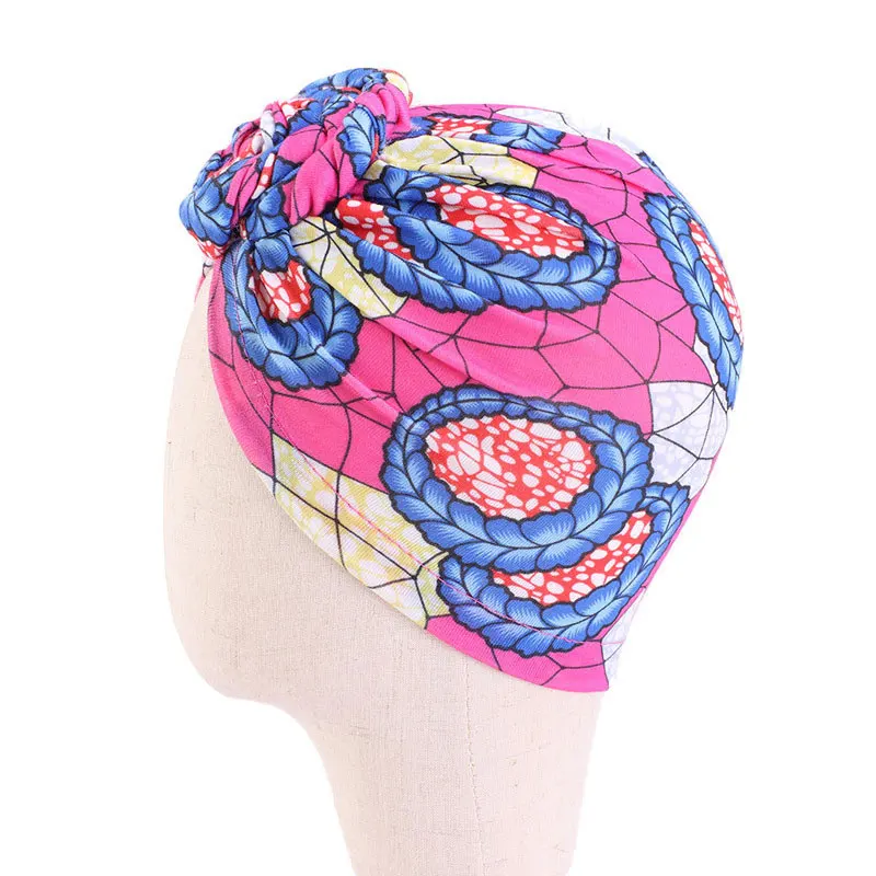 Шапка для новорожденного топ с узлом кепка детский тюрбан в индийском стиле