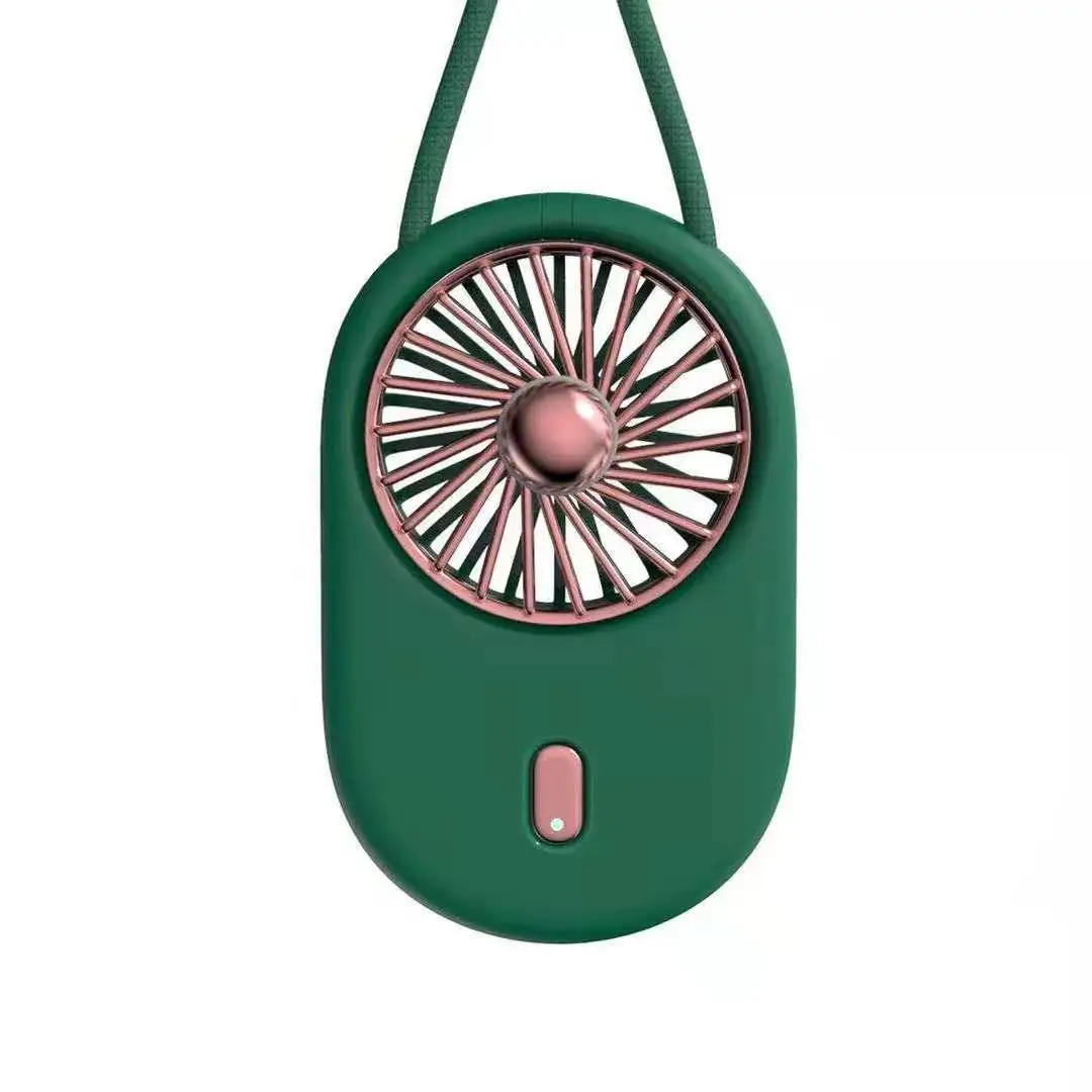 

Summer Neck Hanging Portable Mini USB Creative Rechargeable Fan Better Desk Portable Folding Fan Desk Outdoor Strong Air Cooler