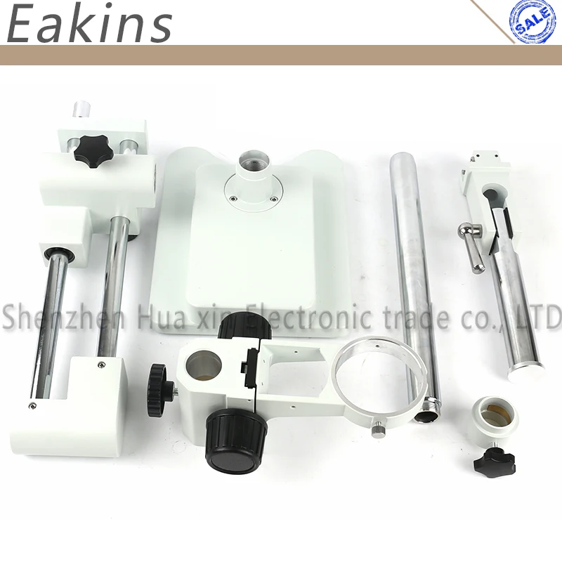 Универсальный Бинокулярный тринокуляр с двойной стрелой стойка для микроскопа