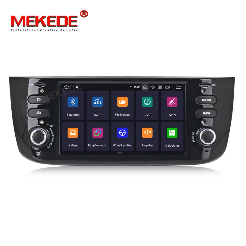 MEKEDE ips DSP Автомагнитола 6,2 дюймов Android 9,0 4+ 64G видео-выход автомобильный dvd-плеер для Fiat/Linea/Punto 2012