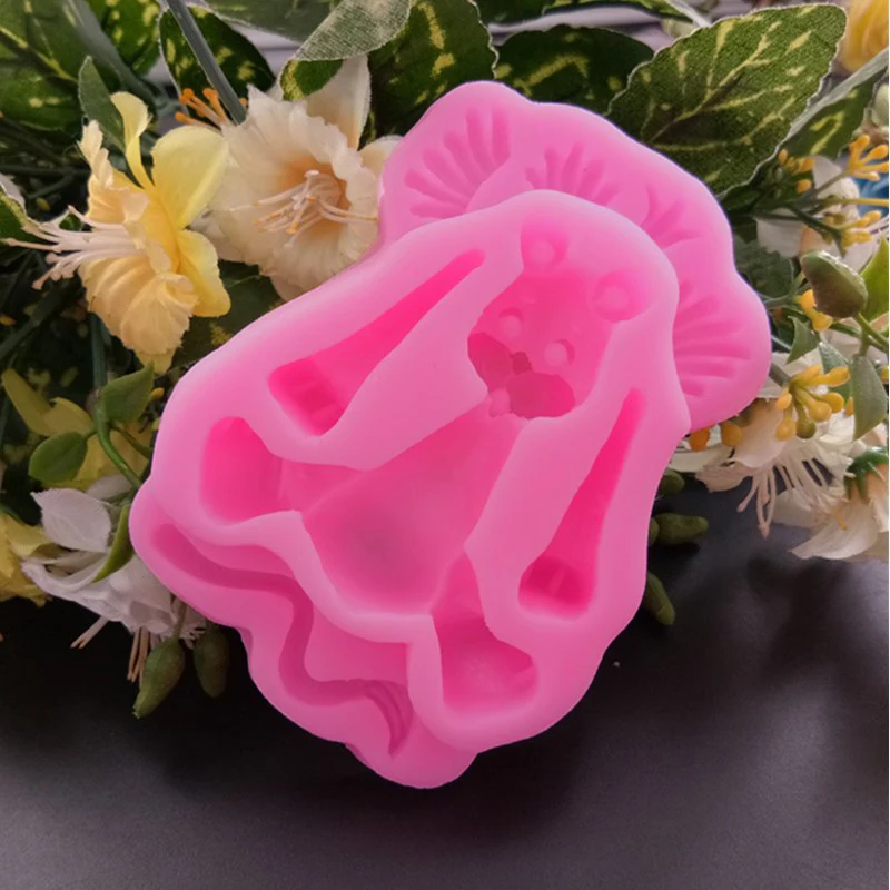 3D силиконовые формы для помадки на торт в форме льва печенья шоколад мастика