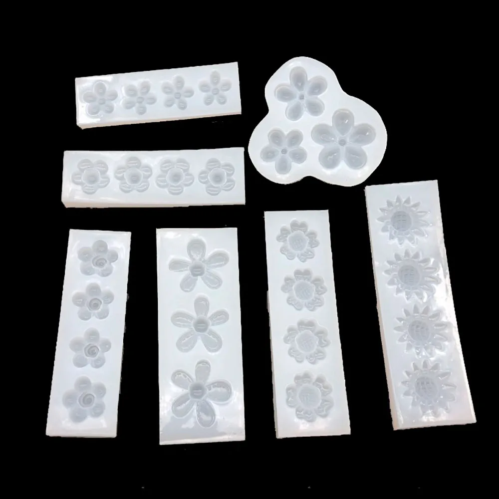 

1pcs Sunflower Flower Silicone Resin Mold DIY Pendant Necklace Jewelry Mold UV Epoxy Resin Molds for Jewelry