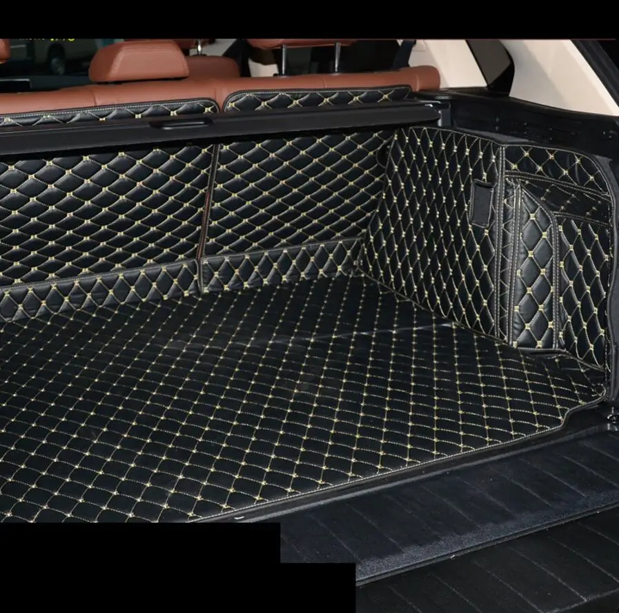 fiber leather car trunk mat for bmw x5 2007 2008 2009 2010 2011 2012 2013 2014 2015 2016 2017 2018 e70 f15 car accessories