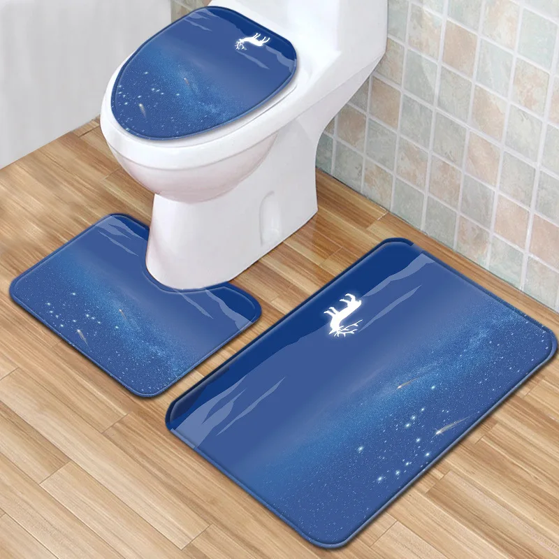 Zeegle коврик для ванной с рисунком девочек комплект из 3 вещей душевая комната