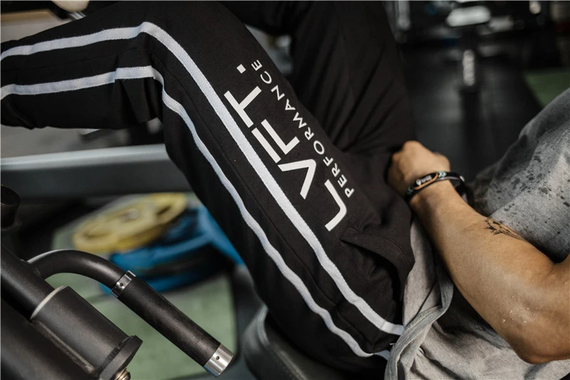 Мужские штаны для бега и фитнеса спортивные брюки карандаш из мягкого хлопка