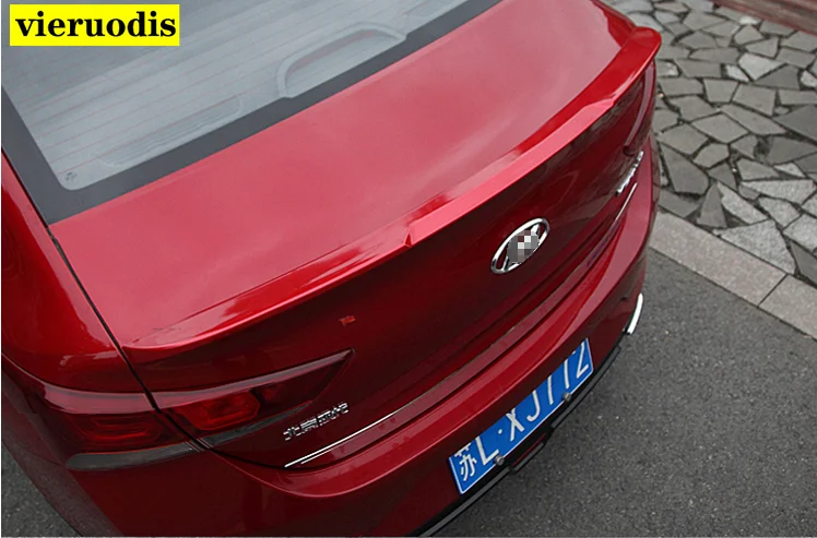 For Hyundai Verna Spoiler 2017 ABS Material Car Rear Wing Primer Color | Автомобили и мотоциклы