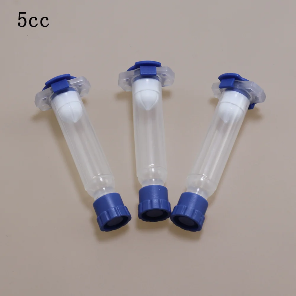 

5cc EFD Plastic Barrel, American New Style Dispensing Syringe Red Black Transparent Glue Tool Liquid Dispenser
