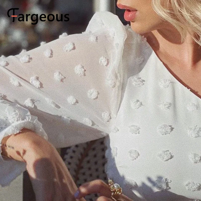 Fargeous сексуальное свадебное платье на одно плечо белый шифоновое женское миди с